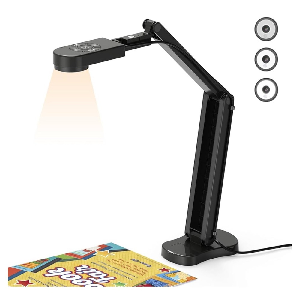 Thruster Black Document Camera and webcam model QXC-700